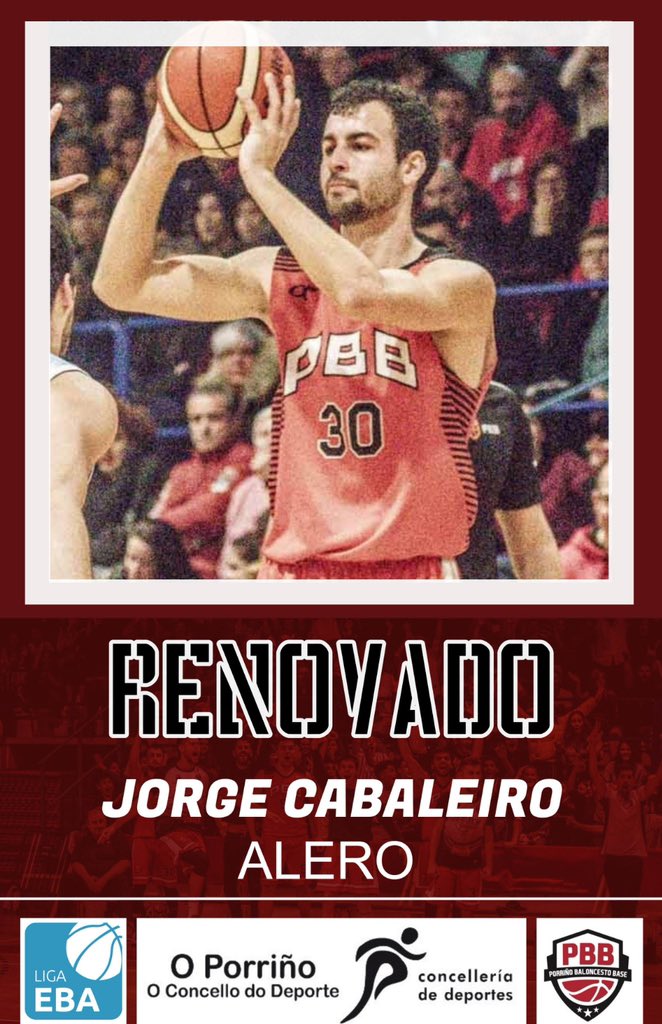 PBBbaloncesto's tweet photo. 🚨RENOVACIÓN🚨

⛹🏻‍♂️ Jorge Cabaleiro
📝 7° Temporada 
🏀 Alero
📆 24 años
📏 1,90m

Continúa en el proyecto de Liga EBA nuestro chico para todo. Aportando en cada una de las facetas del juego y destacando como un excelso tirador exterior. https://t.co/8tXuwOSQET