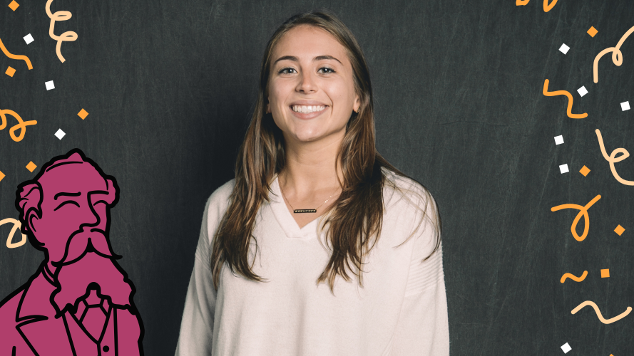 thinkcompany's tweet photo. The Uncle B. is awarded each quarter to a team member who embodies our core values. Congrats to Lizzie! An absolute force, you're always there to work through problems, present new ideas, and listen to others—creating an engaging and collaborative work environment. #ThinkUncleB https://t.co/voRxQ3QWfT