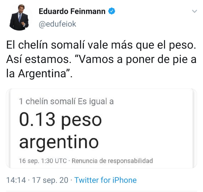 Por qué es tendencia? on Twitter: ""Feinmann": Por el tweet que publicó  @edufeiok… "