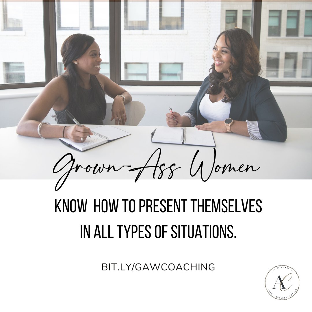 Remember when you second-guessed yourself; then woke up one day and decided, no more! I am a Grown-Ass Woman, like it or not and I will live my life according to what feeds MY spirit. Good for you! Ready to learn how to speak from this truth? Let's talk bit.ly/3c75weZ