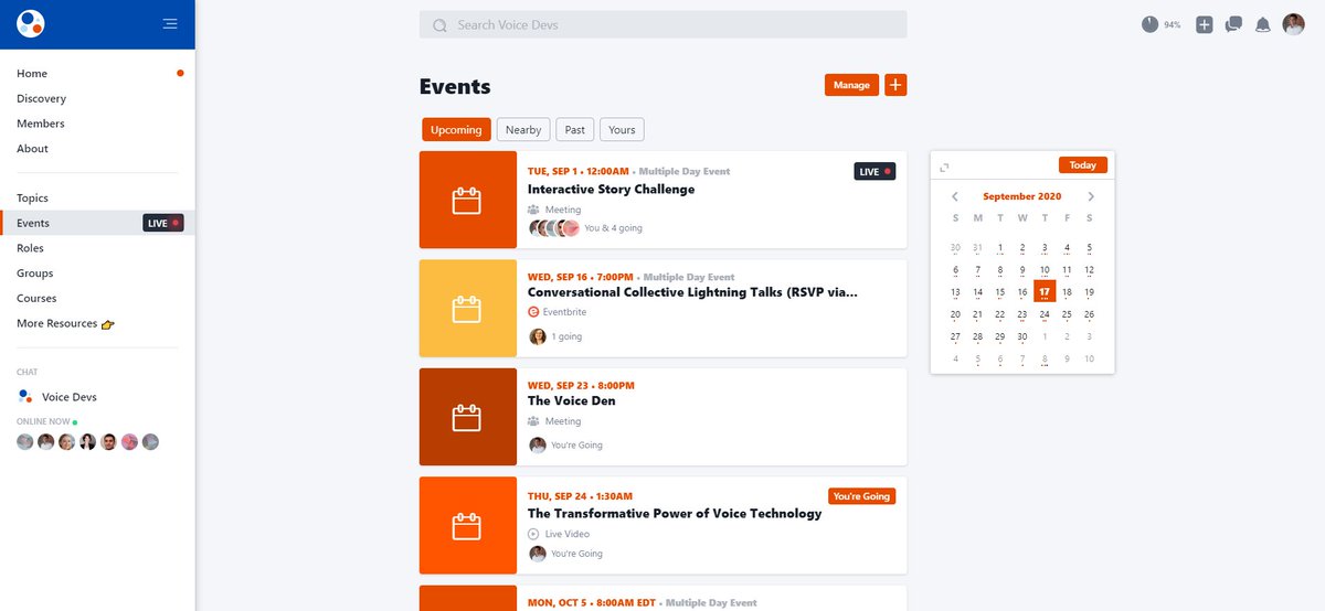 voiceappdevs's tweet image. Our new Events update is live! Come find #VoiceEvents happening online or near you - crowdsourced by our members. community.voicedevs.io/events
