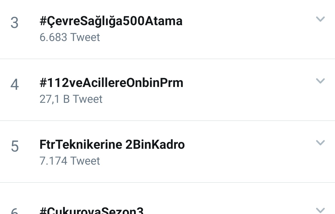 Sadece atanmayı istiyorlar.

#112veAcillereonbinPRM