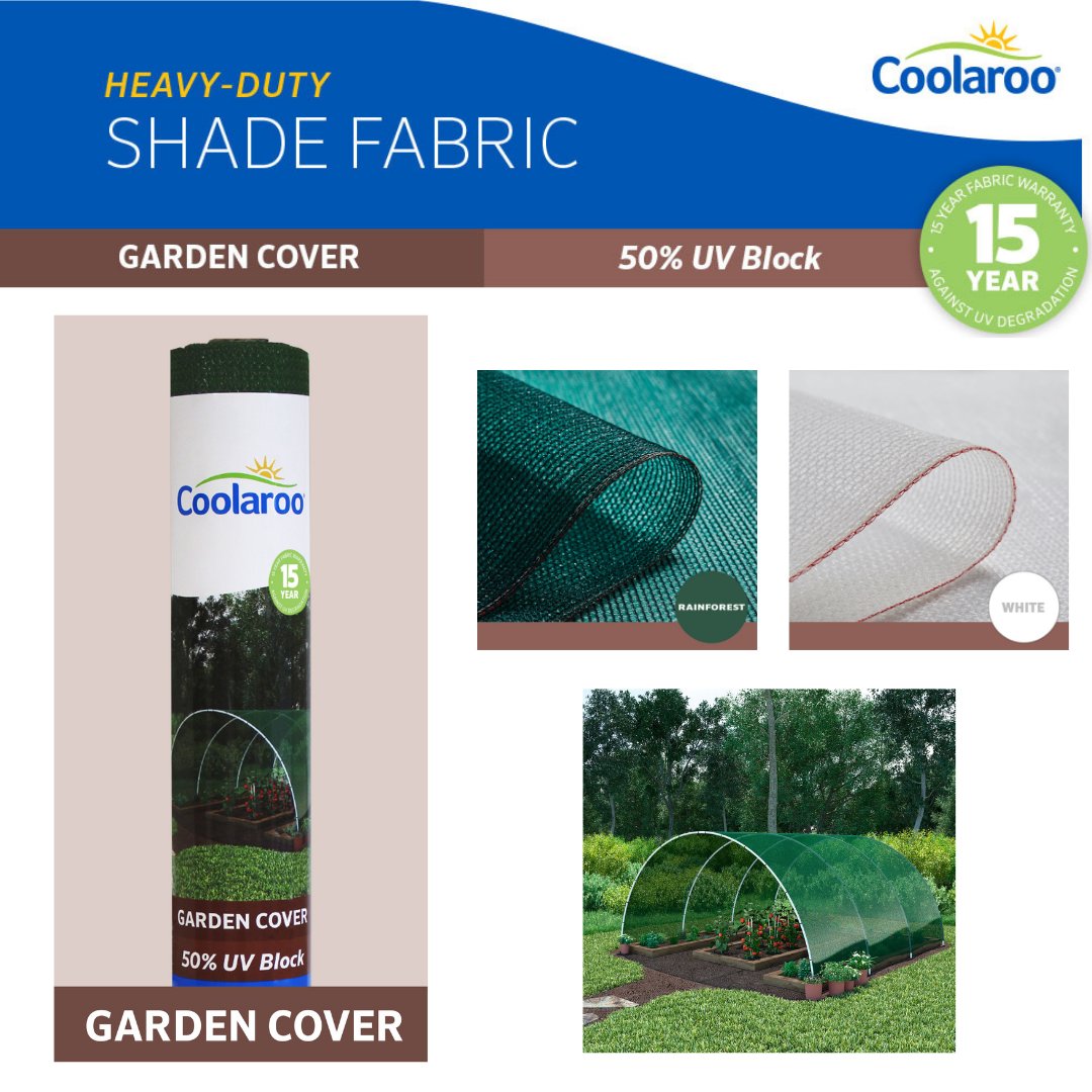 Coolaroo's tweet image. The design possibilities are endless with Coolaroo Shade Fabric, available in a variety of colors, sizes, and UV Block. Shade fabric is the perfect go-to option for any outdoor activity from shading, gardening, &amp;amp; fencing.  Link for  more information linktr.ee/coolaroousa