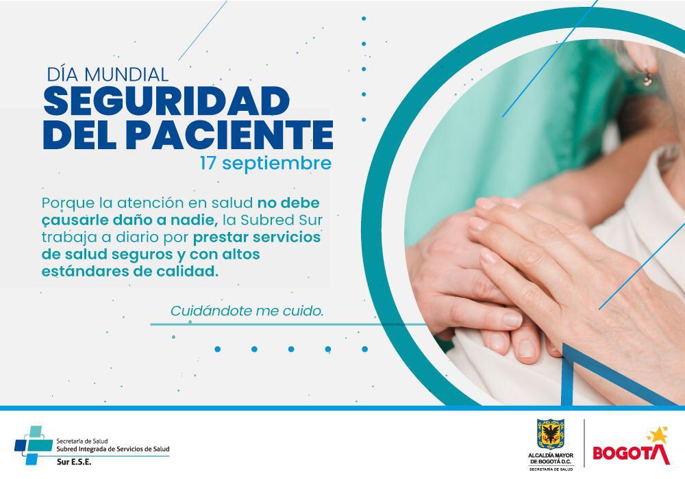 SubRedSur's tweet photo. #FelizJueves Con #TotalCompromiso trabajamos todos los días para garantizar la Seguridad Del Paciente en la @SubredSur.
#DiaMundialdelaSeguridaddelPaciente https://t.co/sp2XELOt4h
