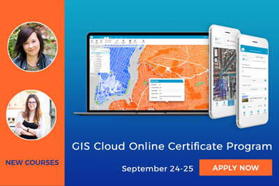 GISCloud's tweet photo. New series of #GISCloud Learning sessions are now available! 
Active GIS Cloud users with #MapEditor and #MDC licences can apply and become certified #GIS Specialists! 
Apply Now in our blog post!
https://t.co/wOsBdALAHO https://t.co/vgvgXBFqYB