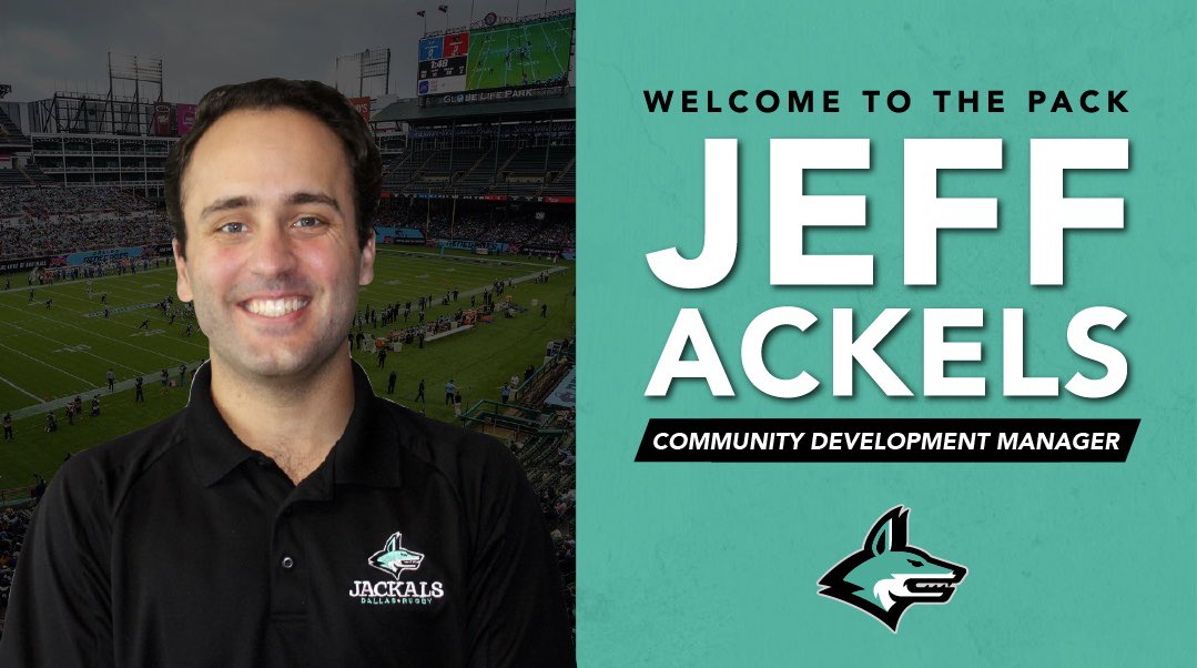 DallasJackals's tweet photo. #DallasJackals are happy to announce Alexis Elizondo and Jeff Ackels as our Community Development Managers!
Welcome to the pack Alexis and Jeff 👏🏼 https://t.co/IBKQ1Kkh5M