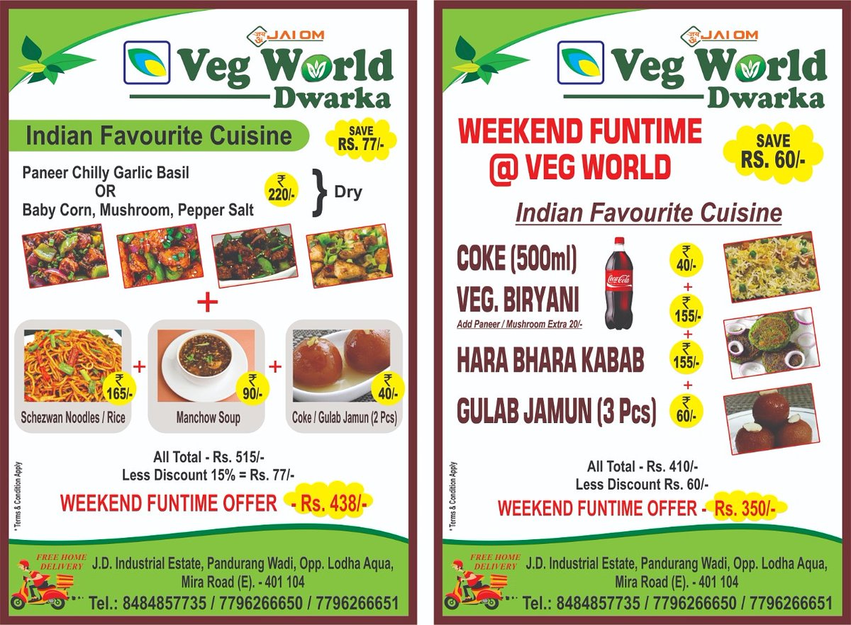 VegWorld1's tweet photo. Enjoy your Food and get start kick. Only at Veg World https://t.co/ShfV6vyUyk