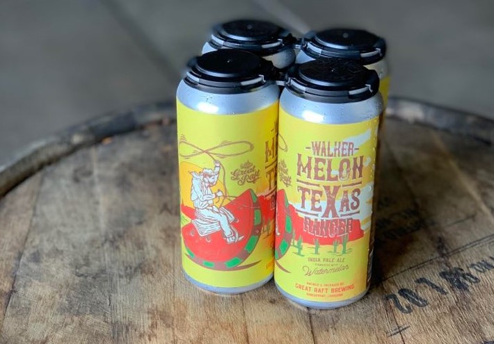 Hey #DFW! Walker Melon Texas Ranger NEIPA is back and available throughout North Texas! - greatraftbrewing.com/find/texas/