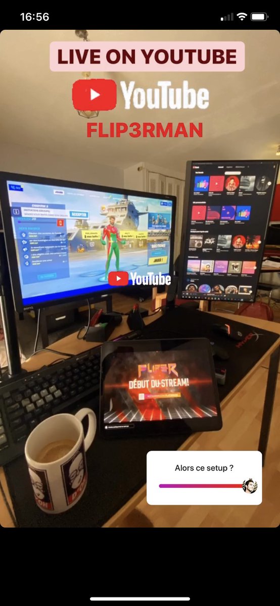 Flip3rMan's tweet photo. Live sur YouTube ! FLIP3RMAN
PP: 1win =1skin offert !
NOTE MON SETUP SUR 20
#gamingsetup #setup #fortnite #gaming https://t.co/6ePvLWdfR8