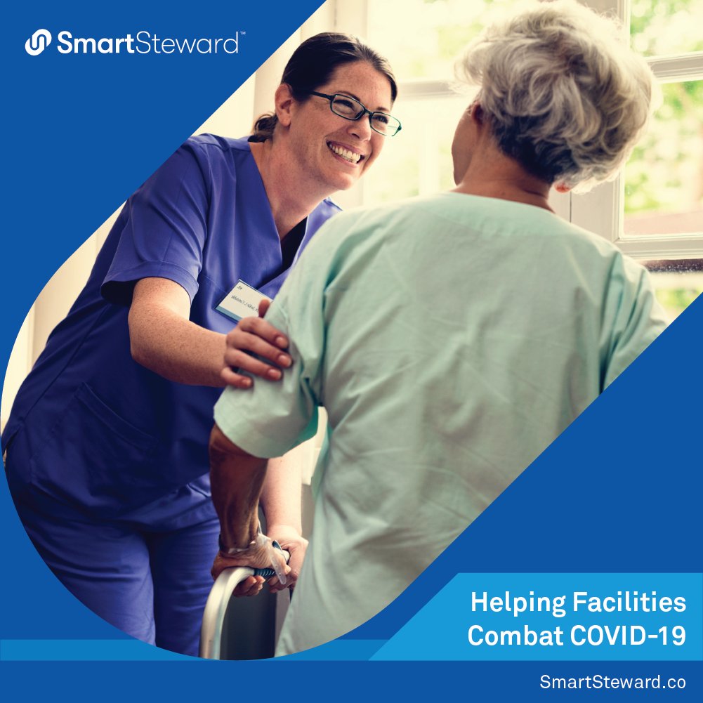 SmartStewardCo's tweet photo. In a time where infectious diseases such as COVID-19 are more prevalent than ever, SmartSteward™ helps protect skilled nursing facilities, their patients and staff. https://t.co/bONnVNoTLn