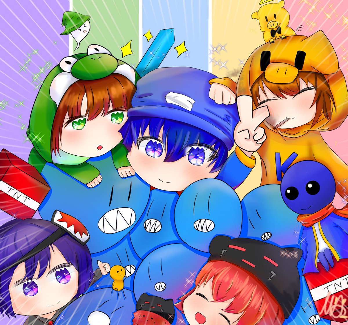 らっだぁさん10周年おめでとうございます い らくすと らっだぁ10周年 イラスト ツイレポ