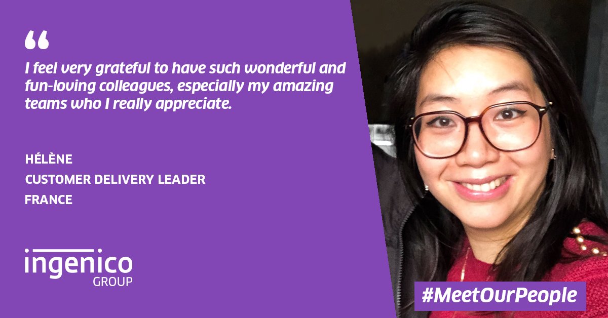 ingenico's tweet photo. #MeetOurPeople with Hélène
💬 As a Customer Delivery Leader and a Professional Coach, I thrive for excellence to promote a positive work environment and empower cross-functional teams in order to boost Business Units growth and enhance efficiency...
👉 https://t.co/6tEXCz4sMR https://t.co/02Cgn00uvc