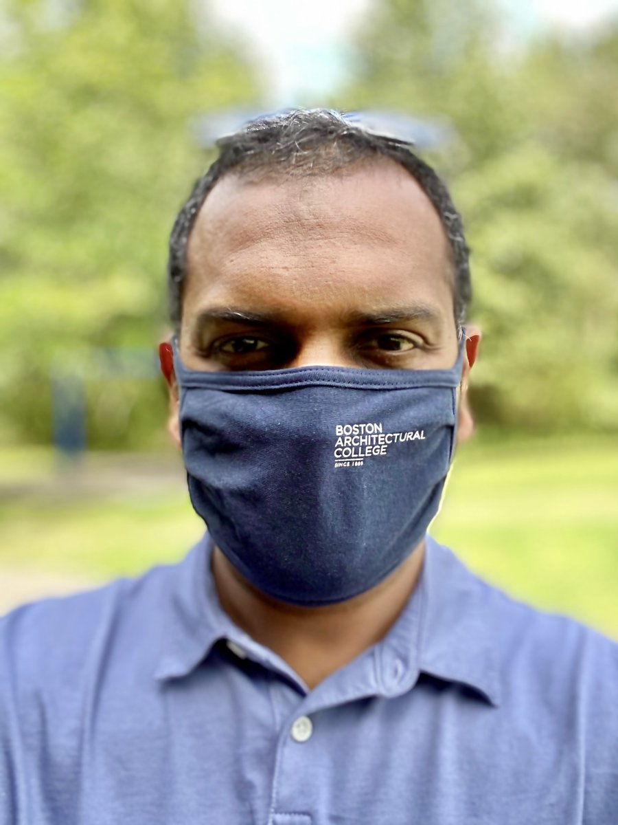 TheBACBoston's tweet photo. Shout out to BAC trustee Kishore Varanasi for repping his BAC mask! Thank you for continuing to care for yourself and others by wearing your mask. #BeeSmartWearAMask https://t.co/yQg8iET8YF