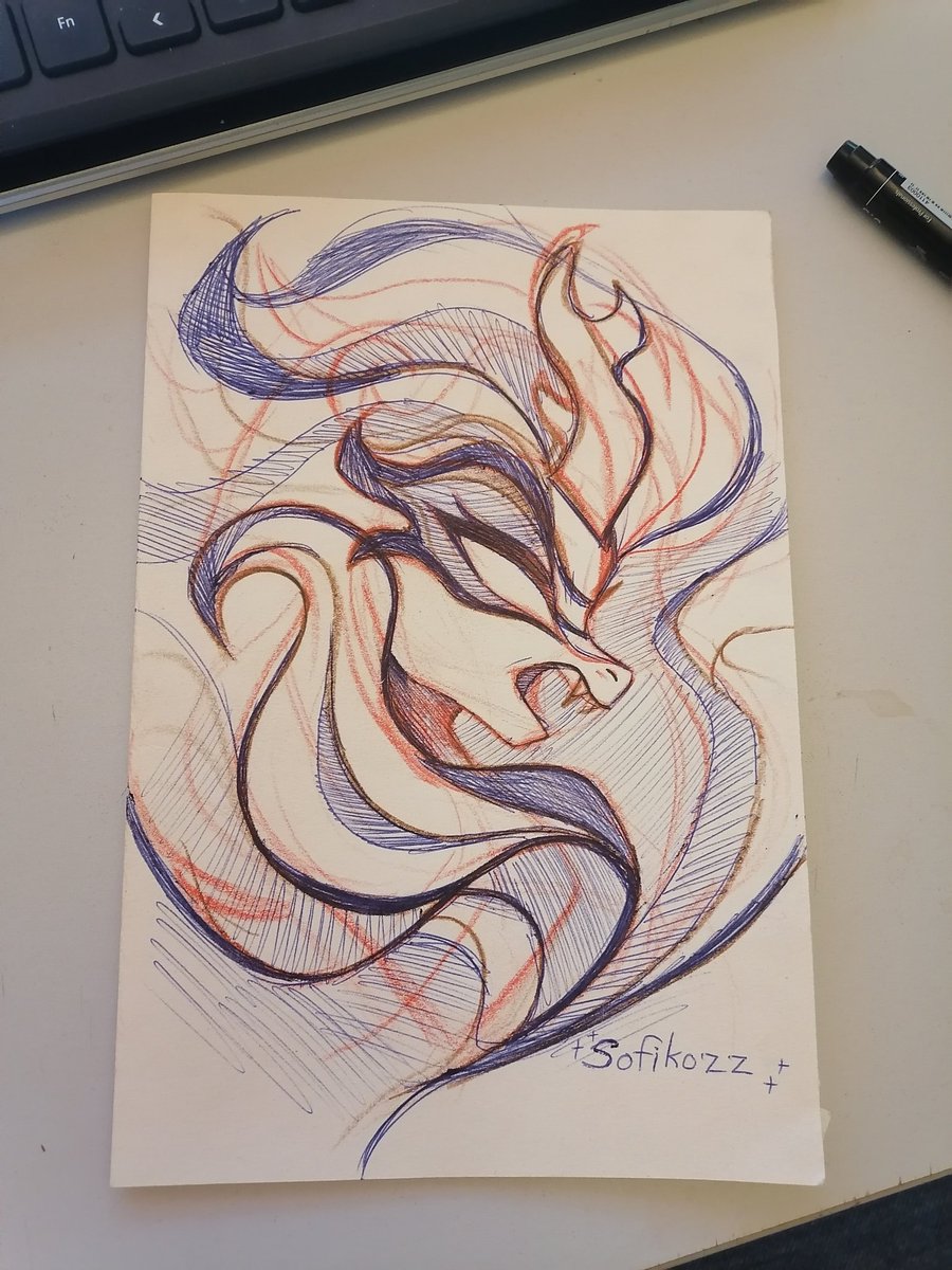ko_Sofikozz's tweet photo. Wow, more fire!🔥
#MLP #pony #kirin #sketch #sofikozz https://t.co/mBNKeCm20J