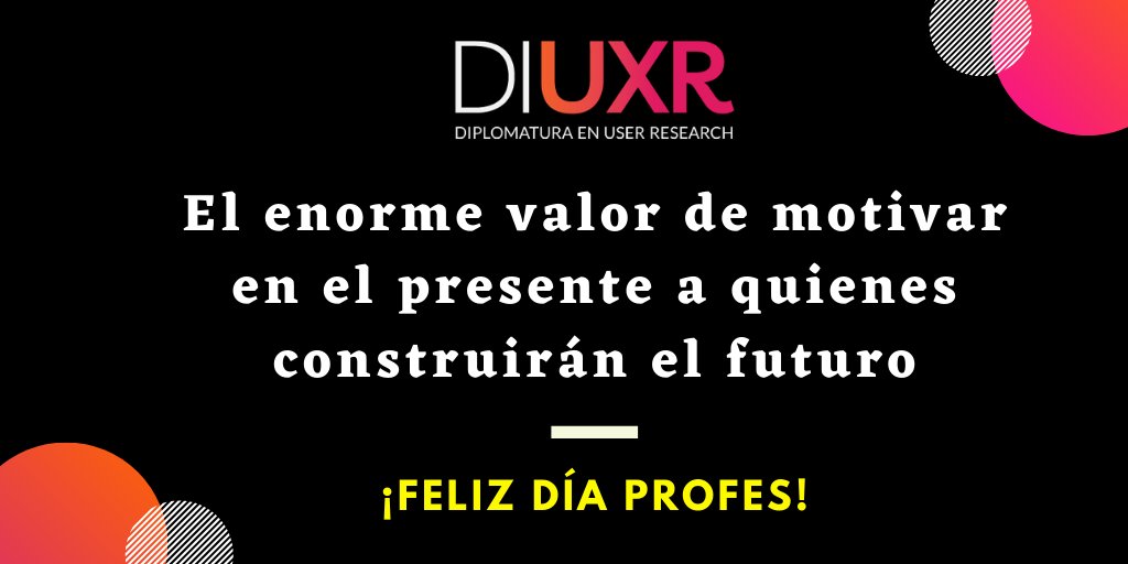 Felicidades a todos los profes porque nos siguen inspirando a ser mejores profesionales cada día.