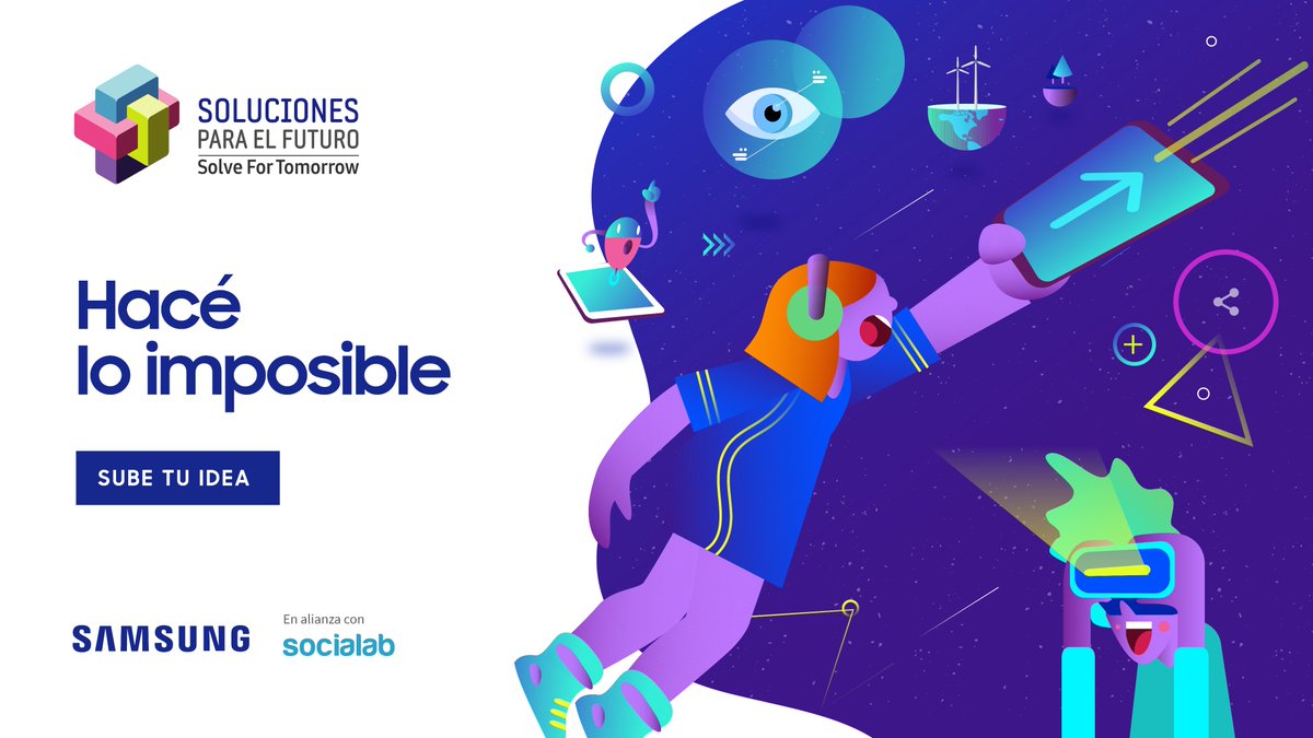 SocialabUy's tweet photo. #SéUnHéroeDeHoy

Si sos estudiante de educación media pública, ¡armá tu equipo y presentá una idea a https://t.co/VNMjL3BQ77! Participan por celulares Samunsung

Tenés tiempo hasta el 27/9.⏱️

Organizan: @SamsungUruguay en alianza con @socialabuy https://t.co/AdBuYSbHeY