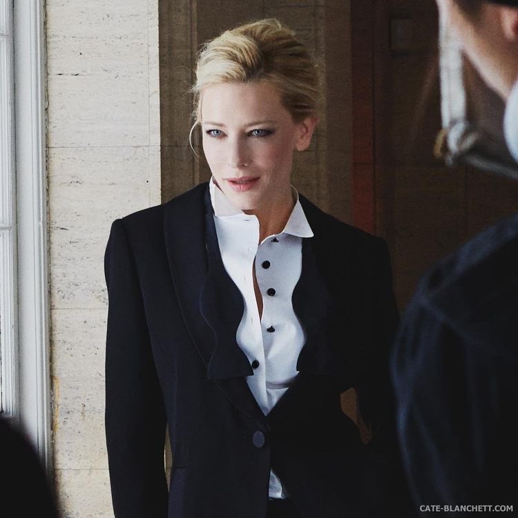 Cate Blanchett in suits; a necessary thread