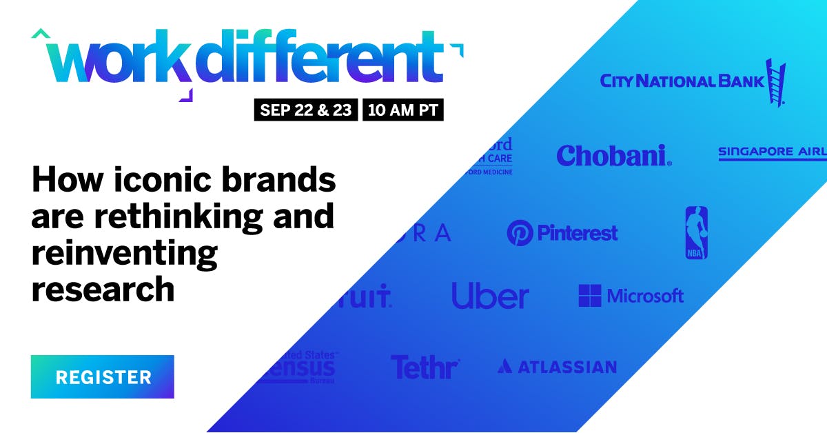 MannyPalombi's tweet photo. This is a two day research event, you won't want to miss. Researchers from Chobani, Pinterest, and more will be leading live discussion on how they are rethinking research to get to insights and actions faster. The event will include live Q&amp;A. https://t.co/FFLCELPChi https://t.co/ihNv1eSHWF