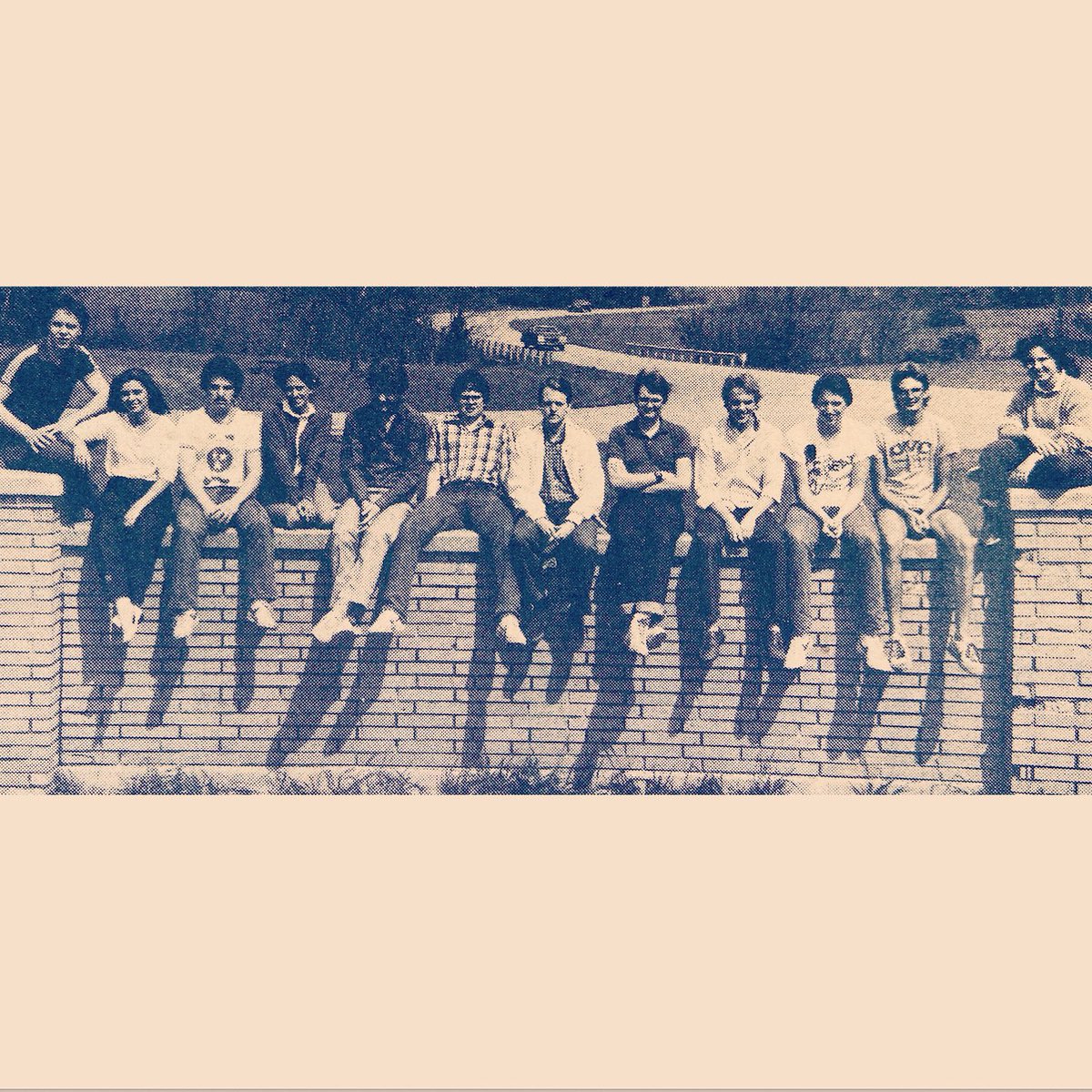SGSFOX's tweet photo. #tbt May 1983
When I say I went to a small high school, I mean that I went to a small high school.
Behold the Class of ‘83.
All twelve of us.
Ten Americans.
One Italian exchange student.
One German exchange student.
One English Beat T Shirt.
#blazers #specialbeatservice https://t.co/me4ownCv8s