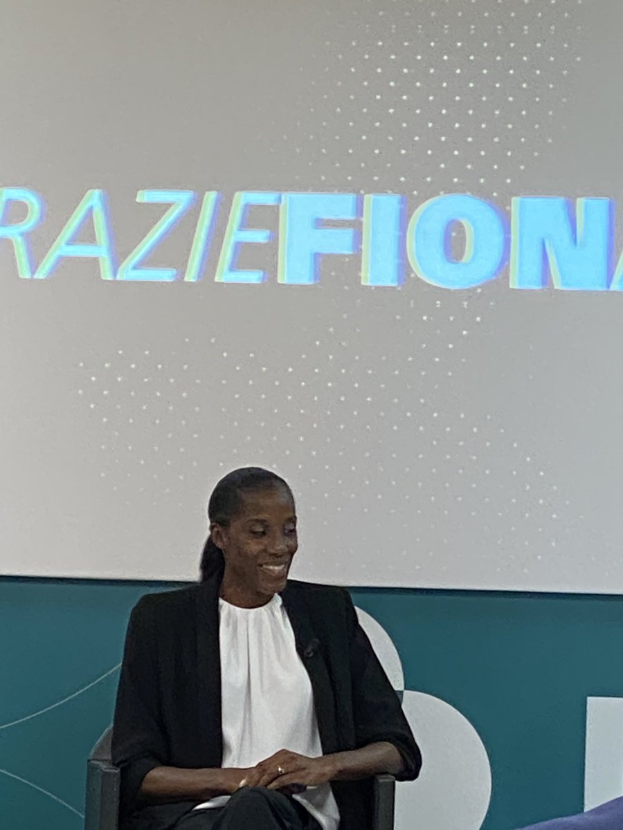 gianluca_gala's tweet photo. Fiona May: “La mia ricchezza e’ di avere tante diversità ”...thanks @msdsalute 
#PoweredByInclusion #OgnunoSpeciale https://t.co/pg9pi5yu83