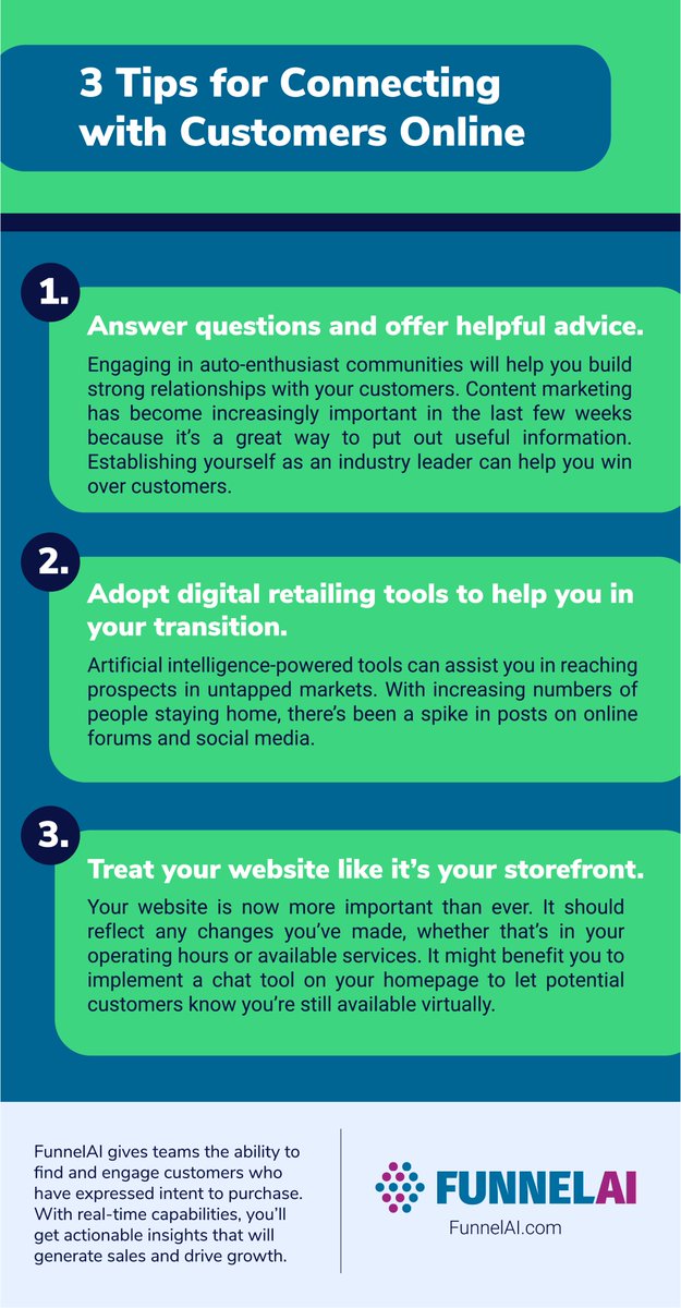 It’s times like these when people look to their communities for answers. Here are some tips on how you can virtually connect with your customers. #infographic