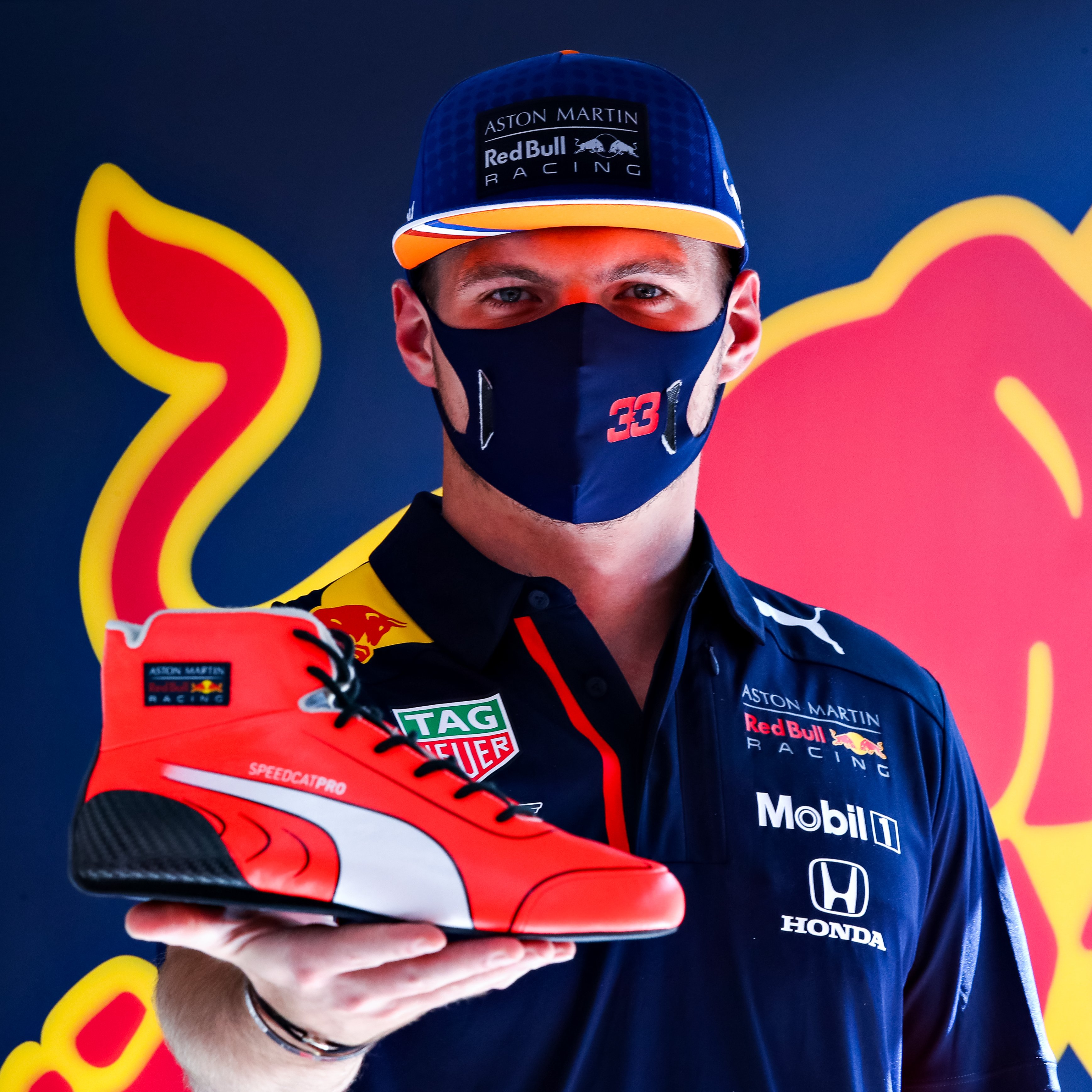 WTF1 X Right then Max fans If you ve ever thought Verstappen s race boots looked awesome then good news The pumamotorsport SpeedCat Pro shoes Max wears in F1 have now launched