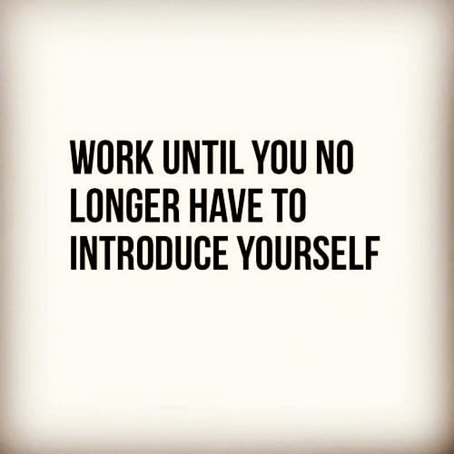 Your hard work will be noticed ... and you will be surprised on how they will already know who you are ... keep grindin and patient  ...