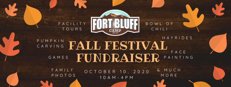 FortBluffCamp's tweet photo. Our first ever Fall Festival Fundraiser is just a few weeks away! We would love to see you there! https://t.co/00MKvIY4bp