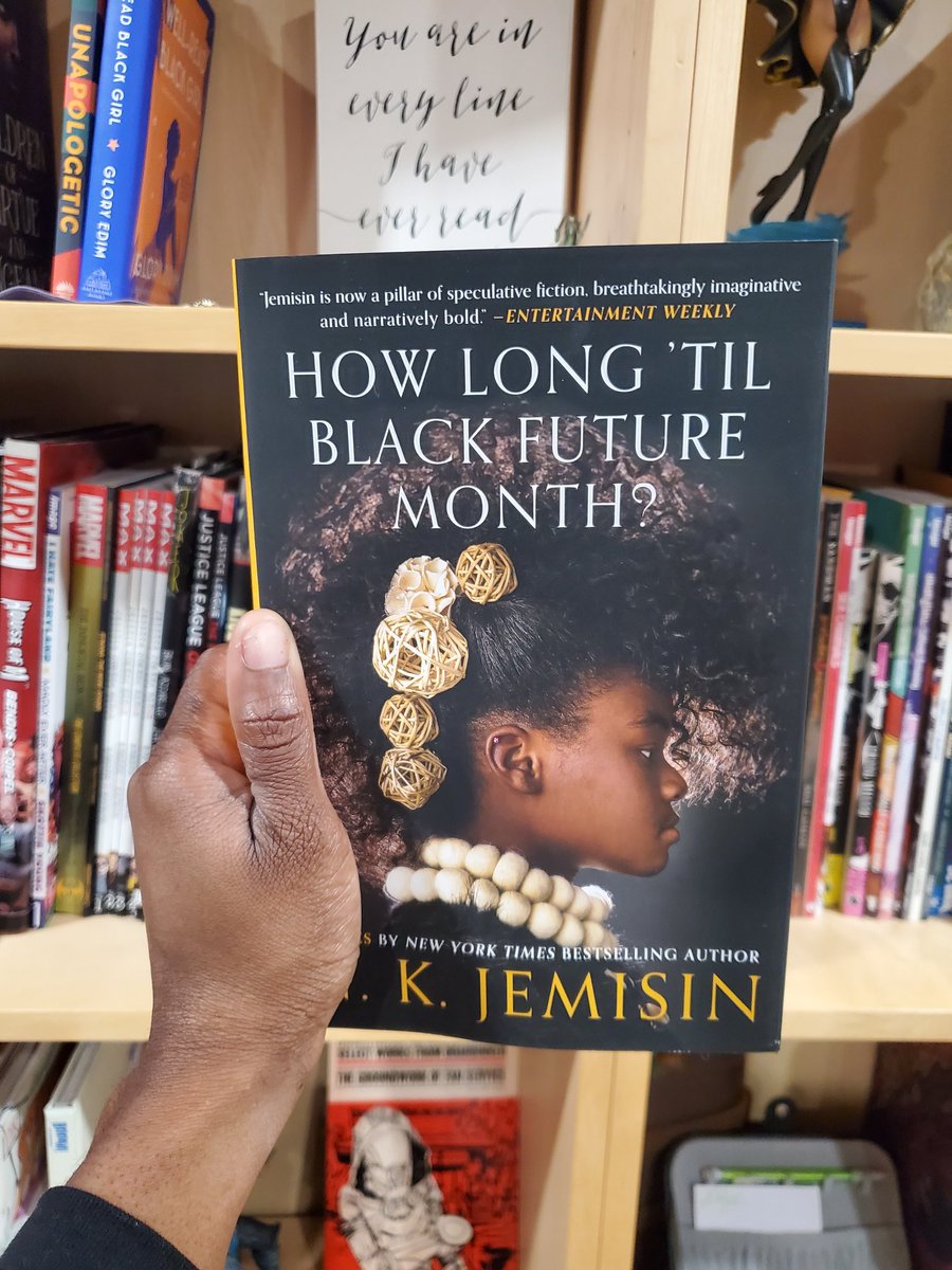 IF YOU ARE LOOKING FOR FANTASY THAT IS BLACK, FEMME and NOT by a TERF - might i recommend The Children of Blood and Bone by Tomi Adeyemi or How Long Til Black Future Month? by N.K. Jemisin (who is also currently writing Far Sector which features a Black femme Green Lantern)!
