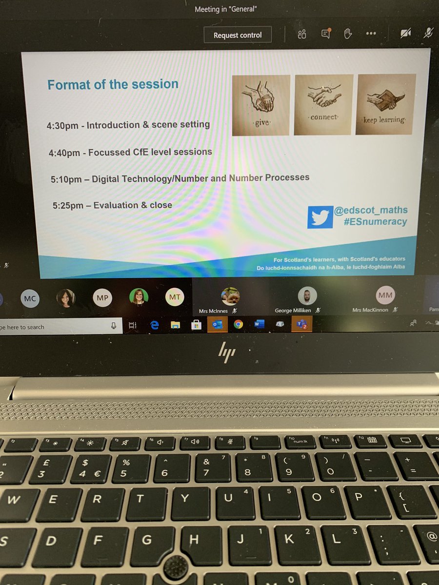SLCNumeracy's tweet photo. #ESnumeracy, looking forward to this session very much!!! @EducationScot @edscot_maths https://t.co/qxQsrQwAgb