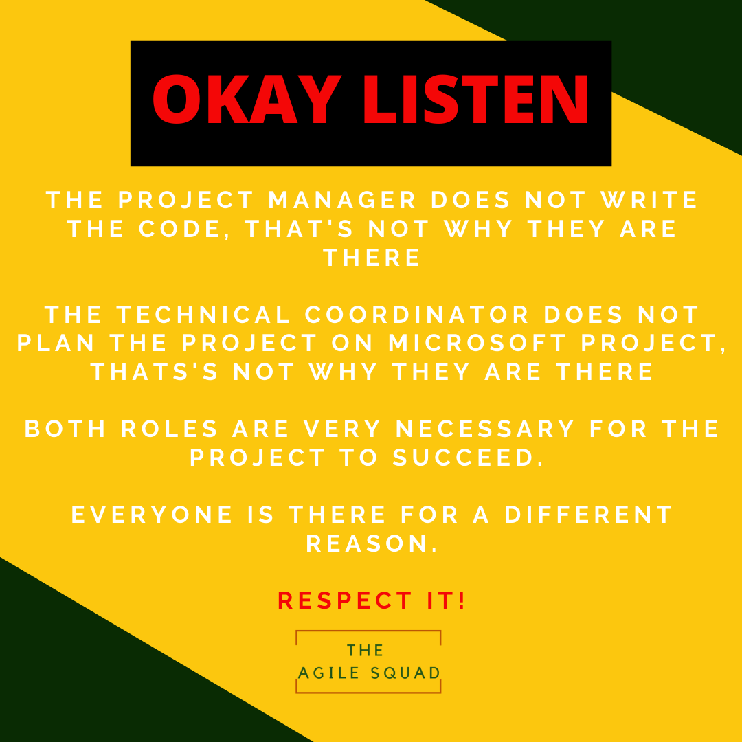 theagilesquad's tweet photo. PSA 🤷🏾‍♀️🤷🏾‍♀️🚶🏾‍♀️ 

#projectpower #project #projectissues #problemsonaproject #theagilesquad https://t.co/xDtekagchg