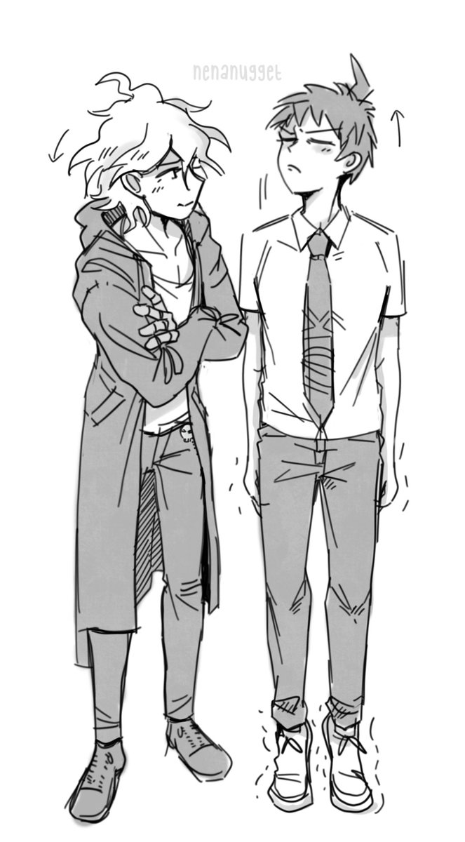 Stretch, boy! Get that one centimeter, Hajime! ? #sdr2 #komahina #狛日 