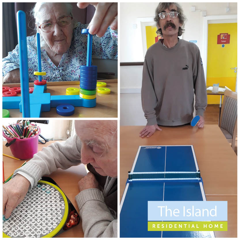 Here's a range of activities from the past week or so! Can you guess who won the games? 🏓 #KentCareHome #Activities