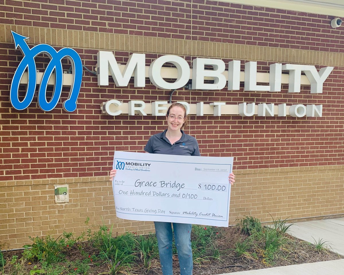 MobilityCU's tweet photo. Happy North Texas Giving Day! This year we have decided to donate to @MetrocrestHelps and @GraceBridgeFB.
Donation links are provided below! 😀
https://t.co/dkv6E6X1yF
https://t.co/s39lSrXZQH
#northtexasgivingday2020 #MetrocrestServices #gracebridge 😃🌎 https://t.co/vDXkJqNPxA