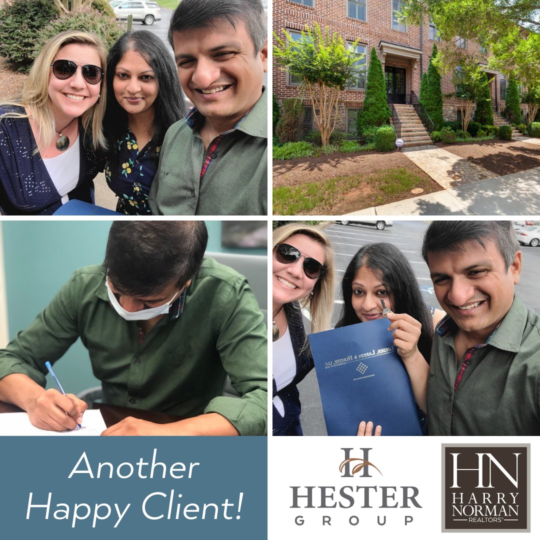 TheHesterGroup_'s tweet photo. There is something extra special about #firsttimehomebuyers! ❤️🏡 Congratulations to this happy couple for closing on your first home with the help of our amazing #Realtor, Meredith Combs! 🎉🎉

#thehestergroup #matthesterhomes #harrynormanrealtors https://t.co/2RndeSInX1