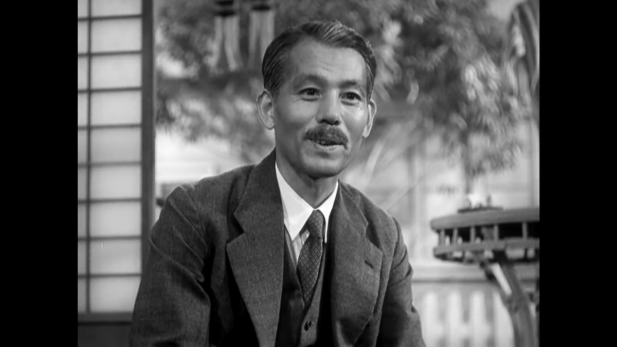 One of the great strengths of Ozu's work, especially in his late era which begins with this movie, is that characters are rarely if ever only one thing. Shukichi is thoughtful and caring about his daughter, but he's also a little clueless about what she wants or needs.