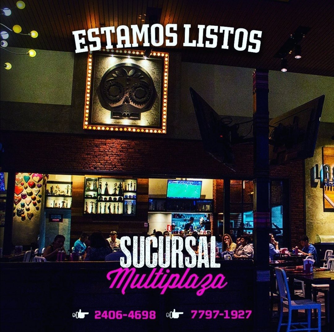 Ven y disfruta de nuestro sabor inmortal #LacaLacaMultiplaza estamos de regreso para seguir creando más recuerdos! Te esperamos 💀🥰 #lacalover #lacalaca