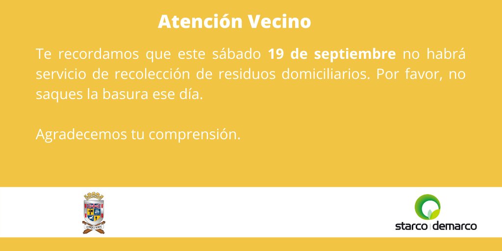 Información Importante #Coquimbo