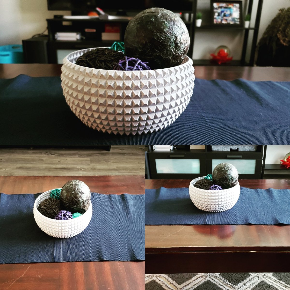 Cubik3D's tweet photo. Perfect center piece for my table! Who would have thought the bowl was made of plastic?!
Designer: billbo1958
#bowls #centerpieces #plaplastic #3dprinting #3dart #lightasafether #stonelook @creality3d @bondtech3d #familyhobby #cantstopwontstopprinting @whambamsystems https://t.co/sVSTJkiMoF
