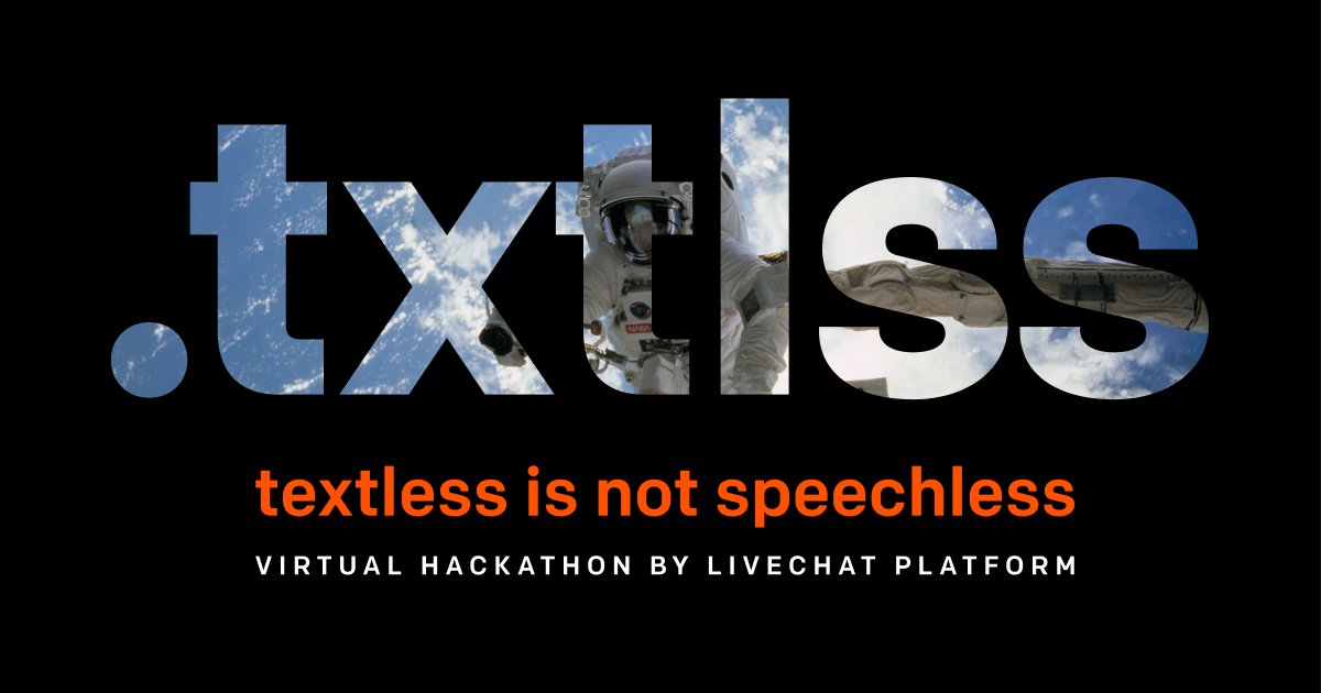 LiveChat's tweet image. 🚨Big news! 🚨We&apos;re hosting our first online hackathon! The theme of the event is &quot;textless communication&quot;. Will you join us and help us go beyond text messaging? Register now and win 💰!  buff.ly/32Ft2g8

#onlinehackathon #virtualhackathon