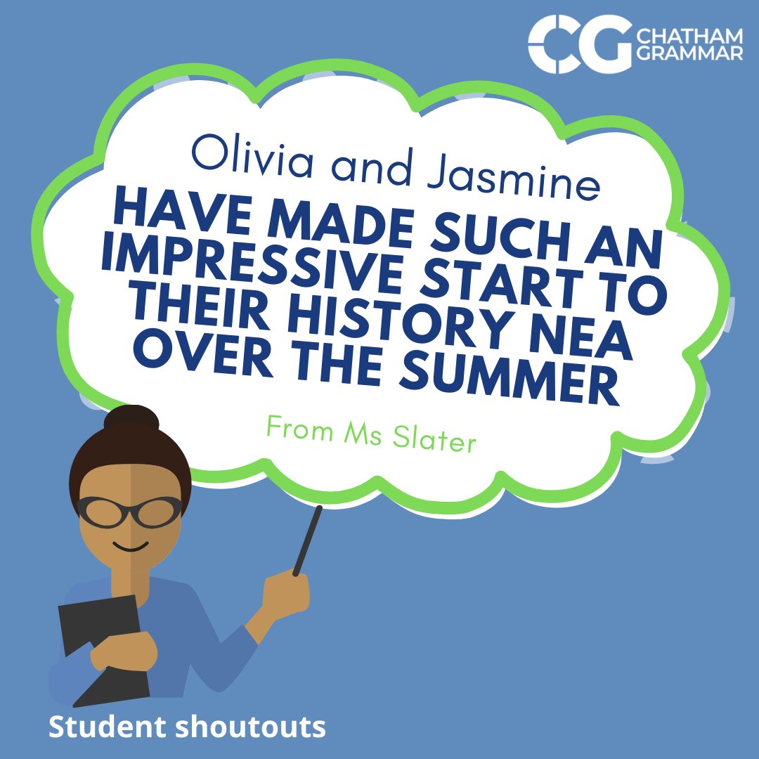 chathamgrammar's tweet photo. Well done to Olivia and Jasmine!
#studentshoutout #CGSG #UKAT https://t.co/PmRWvZSCGU