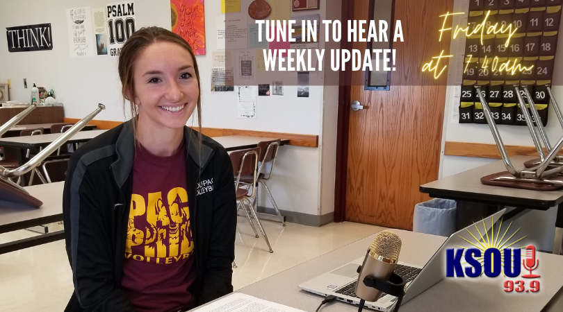 Tune in on Friday morning as Sienna brings everyone the upcoming events from Western.  KSOU 93.9 at 7:40 AM.