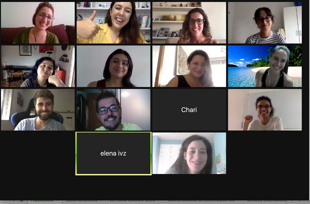 Letigrijo's tweet photo. ¡Equipo Freelance trabajando en tus proyectos de fin de máster! ¡Cómo me gusta volver a verlos! ¡grandes! @aulaCM https://t.co/baePmBpXLM
