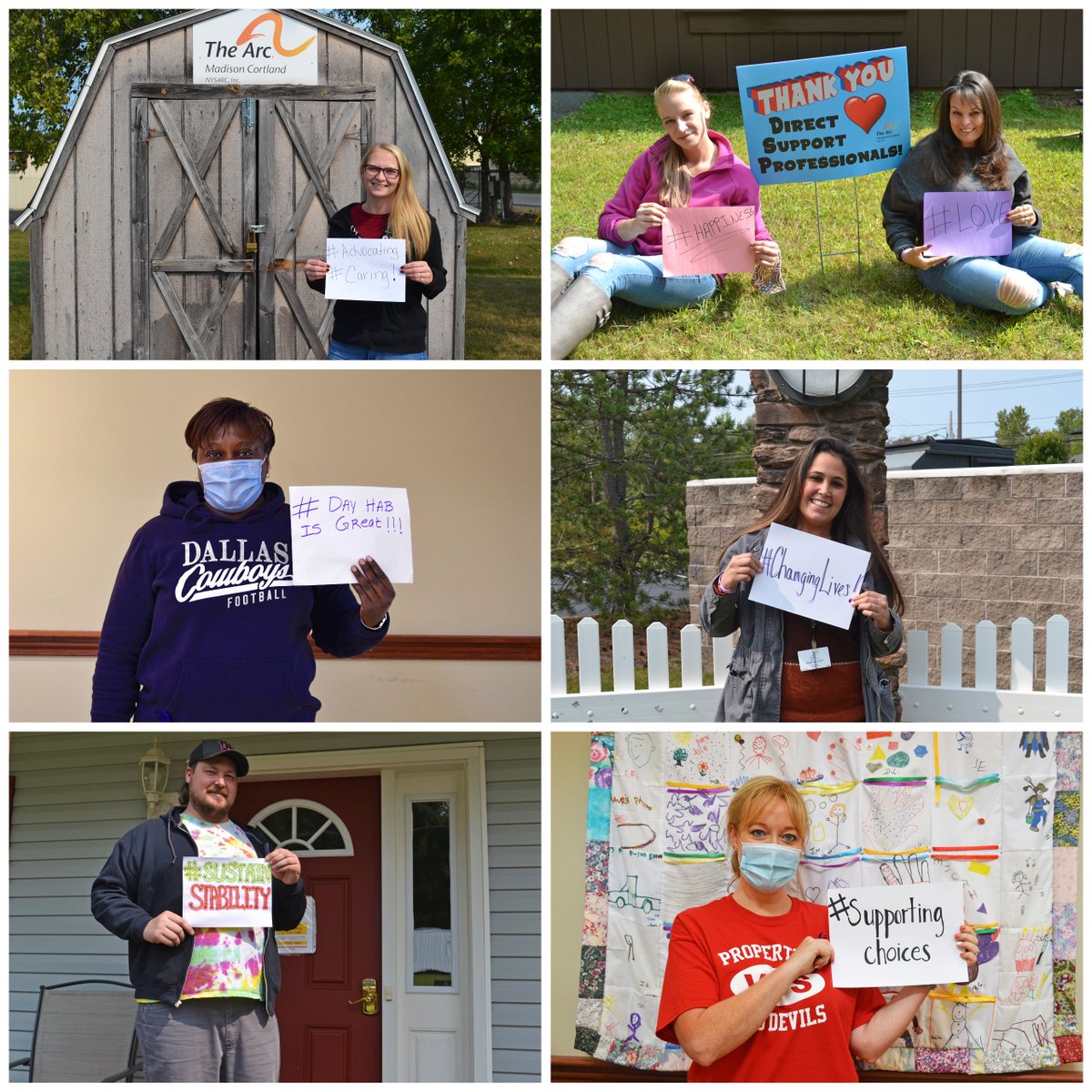 arcofmcny's tweet photo. This week, we asked our DSPs to create hashtags about what being a DSP means to them!
‘
‘
‘
‘
#hashtag #supportingchoices #dayhabisgreat #sustainstability #changinglives #happiness #love #advocacy #caring https://t.co/Oj7NY4s9gN