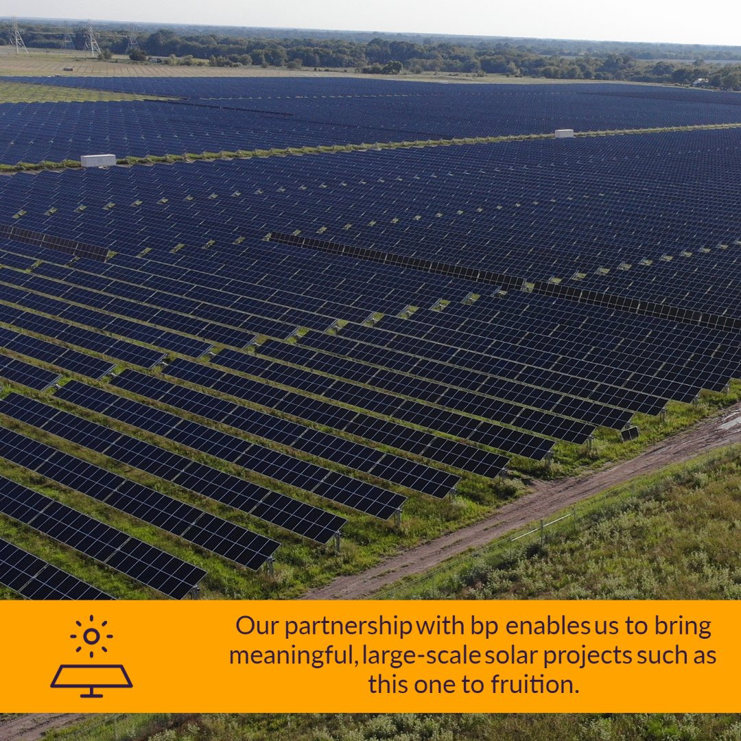 Lightsourcebp's tweet image. Phase 1 (63 megawatts) of our 260 megawatt Impact Solar project in Texas has started generating electricity! Once complete, the majority of the energy generated by the #solar facility will be traded through a long-term agreement with @bp_plc. #lightsourcebp  #renewableenergy