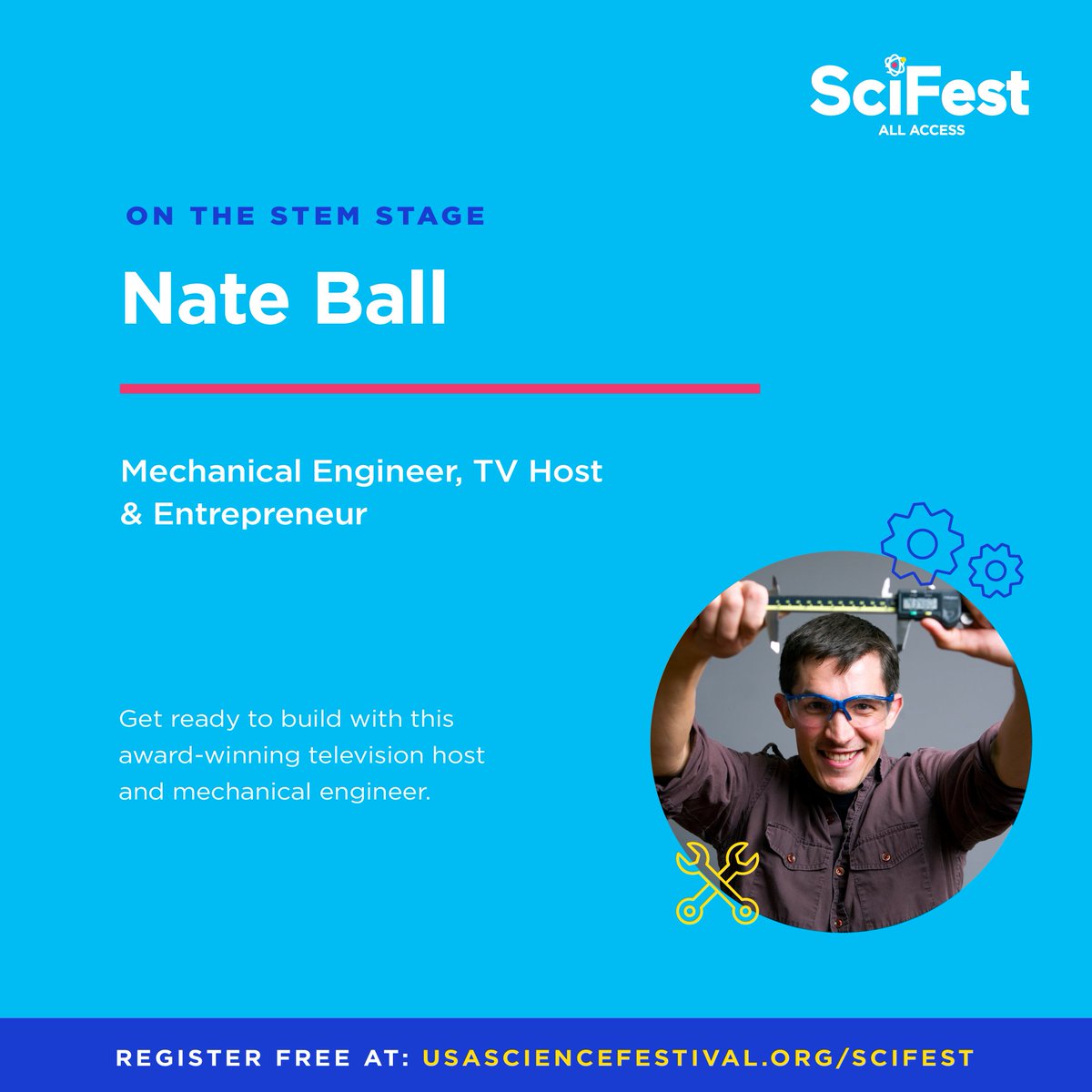 Join us on the #STEM Stage at #SciFest All Access from September 26- October 3, to hear from <a href="/NASA/">NASA</a> Astronaut Dr. Michael Barratt, Danni Washington <a href="/danniwashington/">danni washington 🧜🏽‍♀️</a>, Nate Ball <a href="/natebeatbox/">Nate Ball</a>, and so many MORE!

Register Here: ow.ly/3nPr50Bhukn