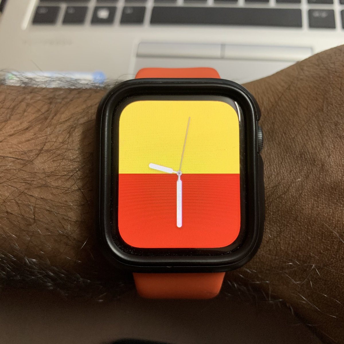 aMNyogi's tweet image. New face of my watch 😍👍 #iOS14 #watchOS7 #kannada #kannadiga @Apple