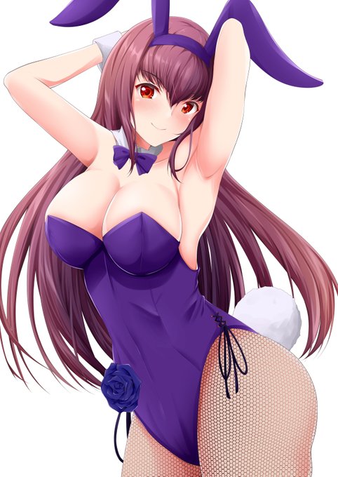 刺し穿つバニーなスカサハ師匠です🐰🐰🐰
イベント楽しみです!✨✨🐰✨✨
#FGO #スカサハ 