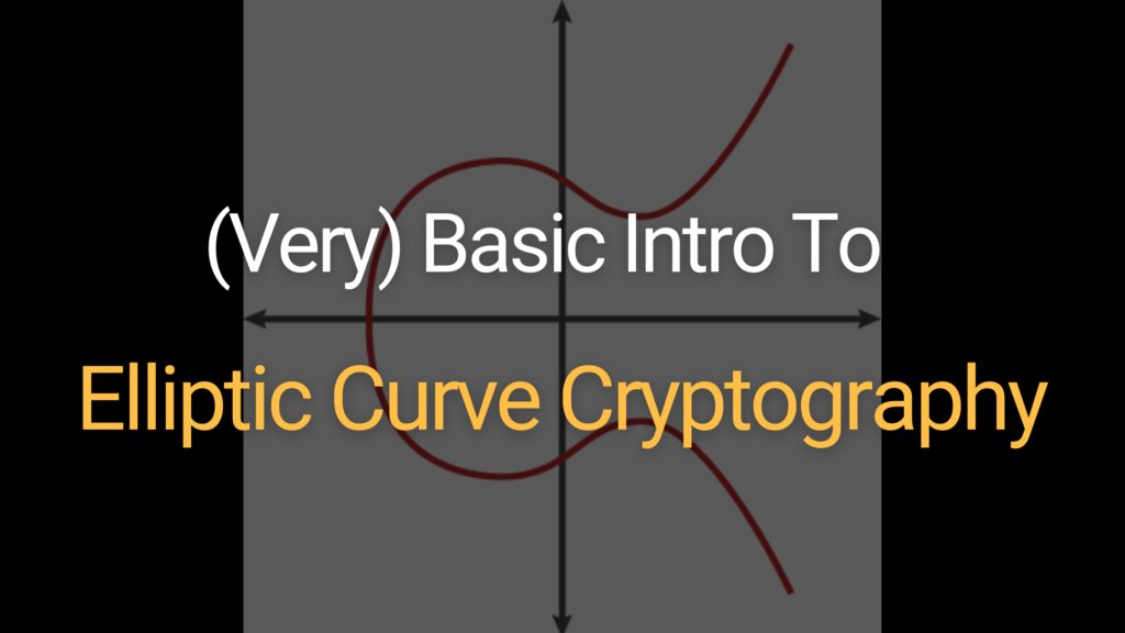 winsontang's tweet image. Basic Intro to #EllipticCurve #Cryptography qvault.io/2020/09/17/ver…