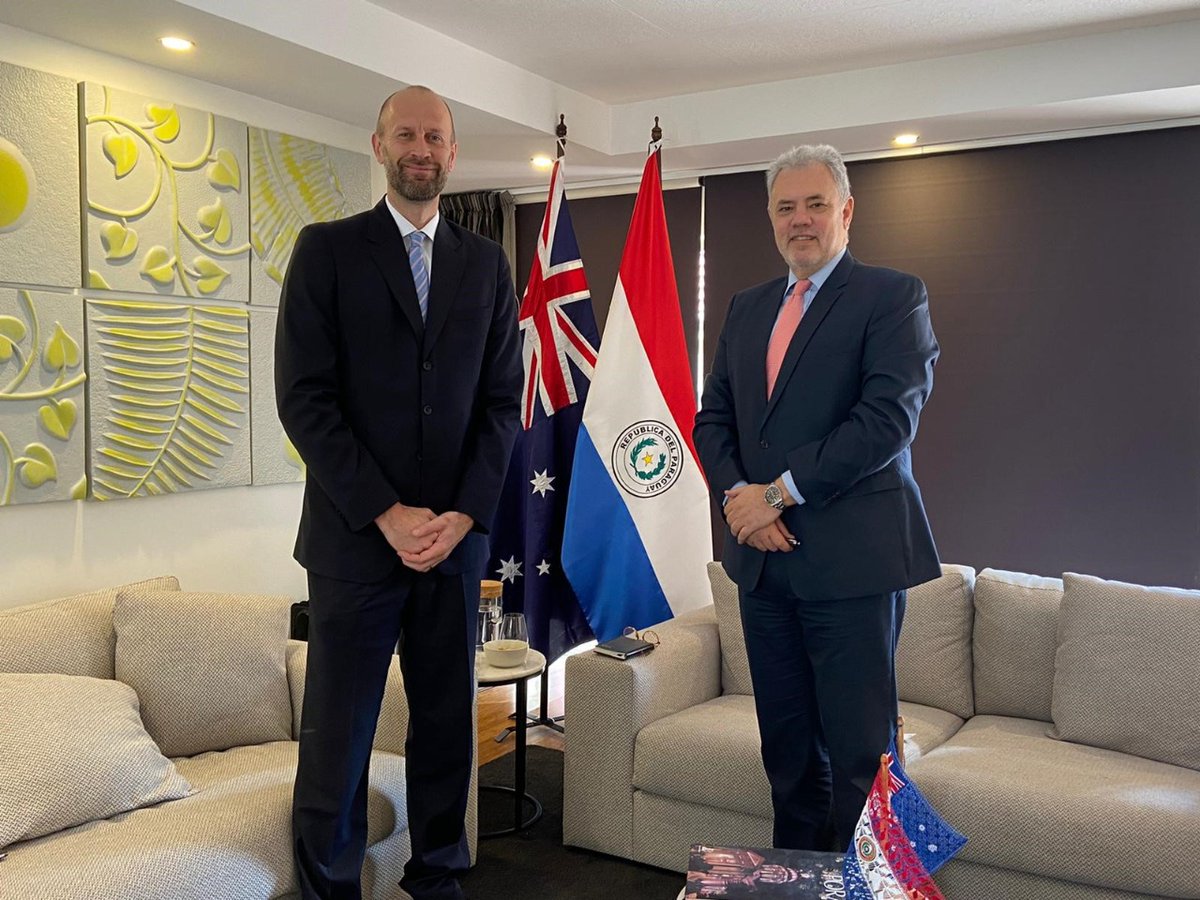 mreparaguay's tweet photo. Paraguay🇵🇾 y Australia🇦🇺 avanzan en negociaciones con miras a un entendimiento para visas de trabajo y turismo.

➡️https://t.co/Wwn2mkQMjA https://t.co/IzPRiMxrqK